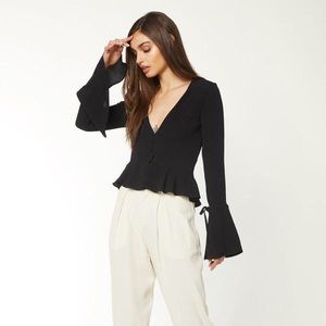 Flynn Skye everly top in black